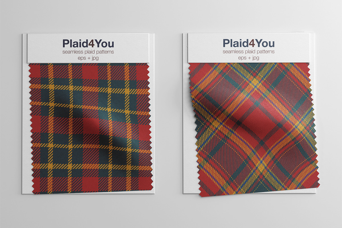 #54 Christmas Pattern Plaids, a Pattern Graphic by Plaid4You (Photo 3 of 8)