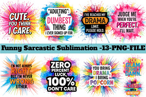 Funny Sarcastic Sublimation, an Illustration by DreamArtGraphic