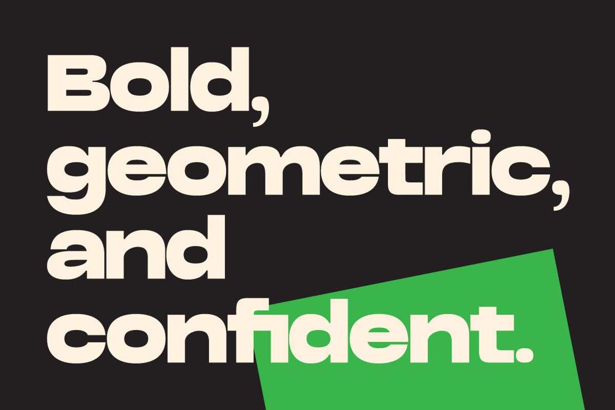 Halvex Black – Bold Geometric Sans, a Sans Serif Font by Juru Rancang Studio (Photo 2 of 8)