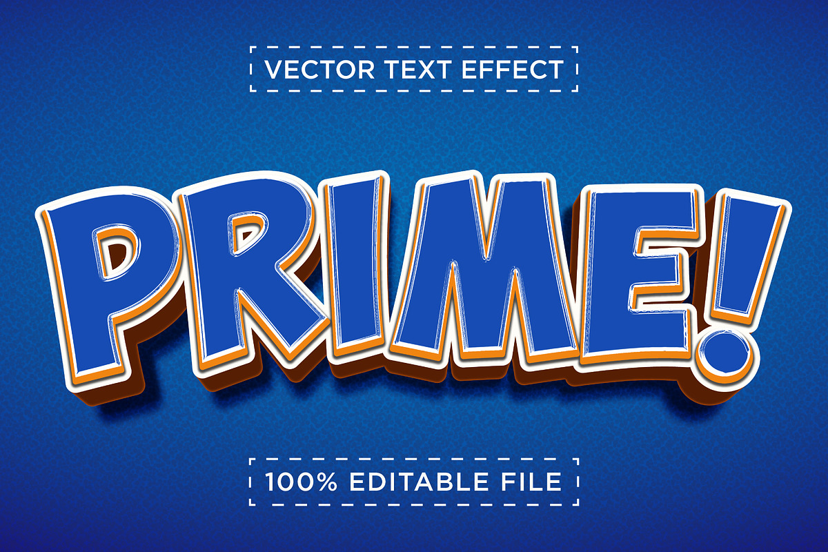 3D Vector Text Effect, a Brushes & More by pixelcreatx
