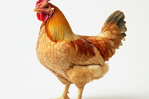 Photo of raw whole chicken isolated, an Animal Photo by Pixeness Studio