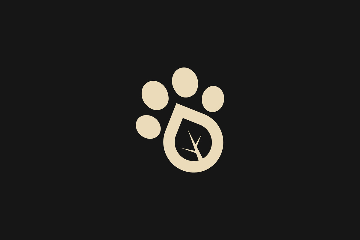 Leaf And Animal Footprint Logo, a Branding & Logo Template by Vectoryzen (Photo 2 of 2)