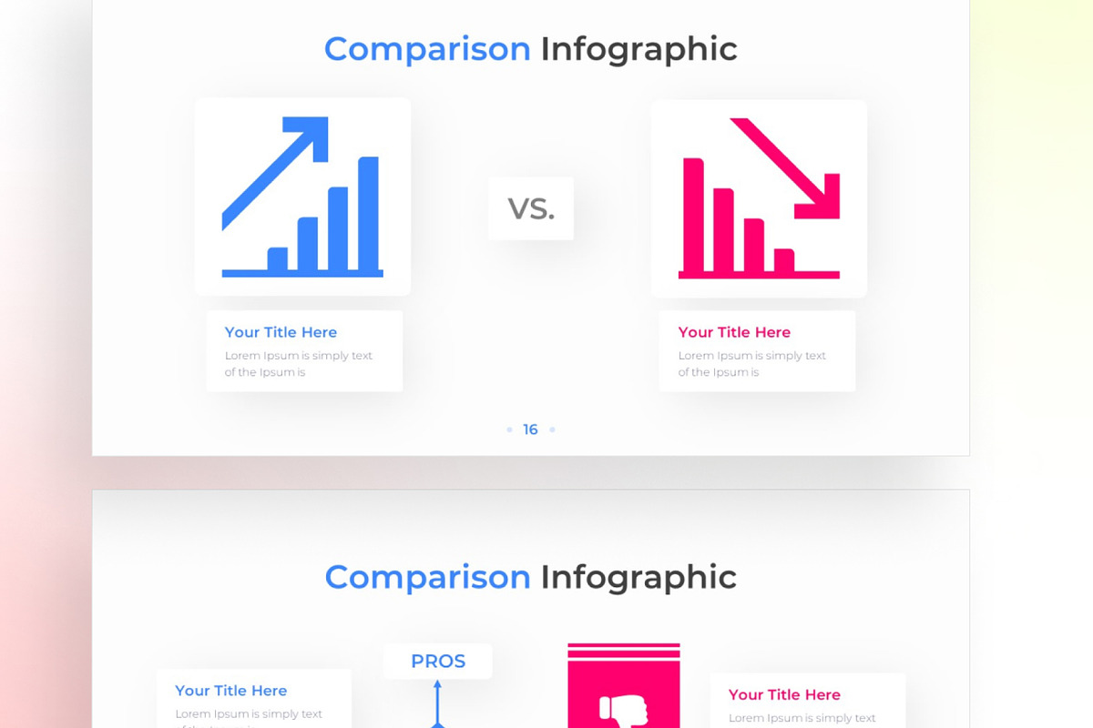 Comparison PowerPoint - Infographic Template