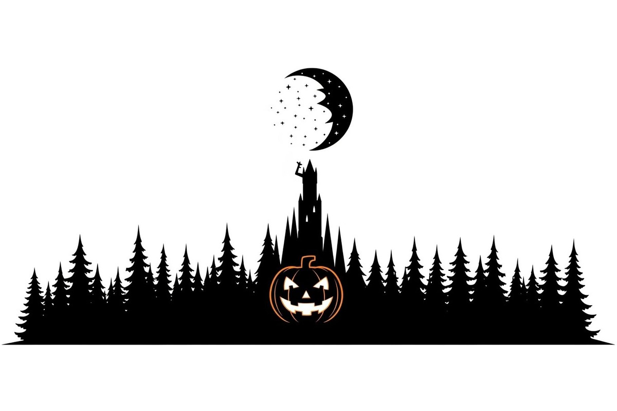 Dark Halloween Forest Design, a Graphic by BIPLOB EXPERT (Photo 8 of 12)