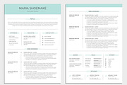 Resume / CV Template | Canva & Word, a Resume Template by CreativeZoom (Thumbnail 7 of 7)