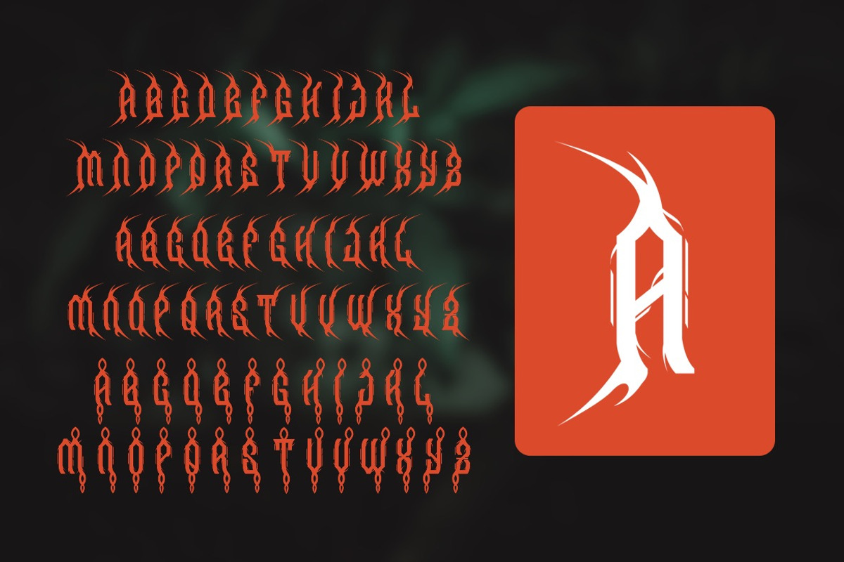 Vetlicaz - Blackletter Font, a Blackletter Font by Dhabee (Photo 7 of 12)