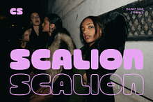CS Scalion – Chunky Display Font