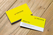 Restaurant Business Card, a Business Card Template by graphicsunday (Thumbnail 3 of 3)