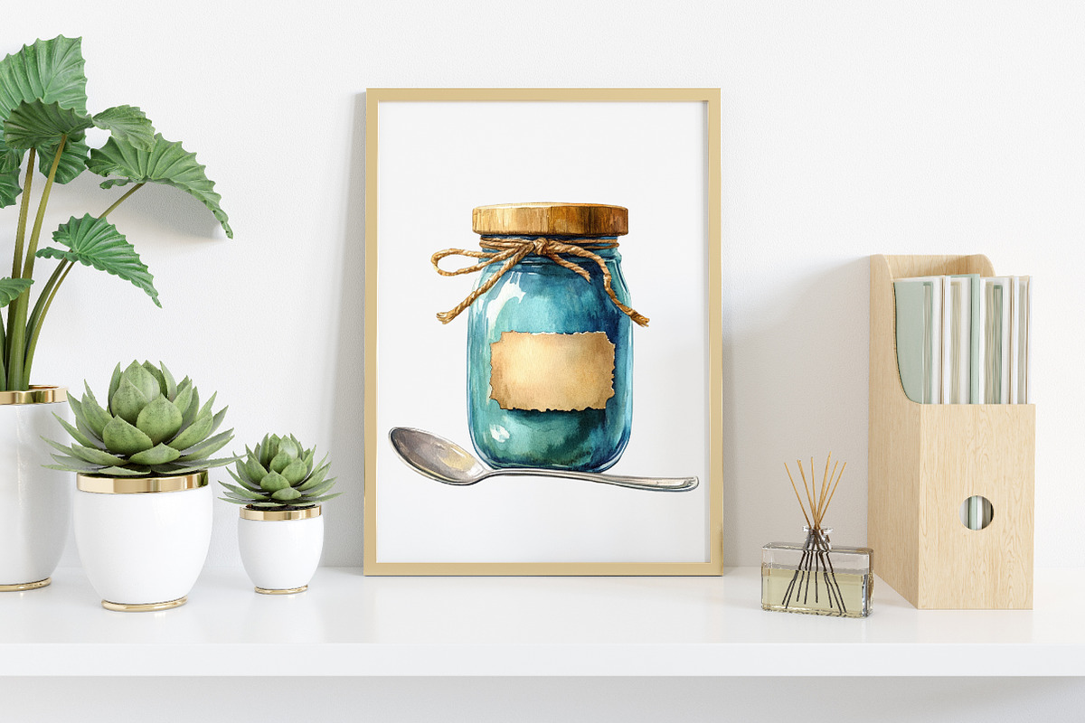 Watercolor Thanksgiving Food Clipart, an Illustration by Canvas Craft (Photo 5 of 8)