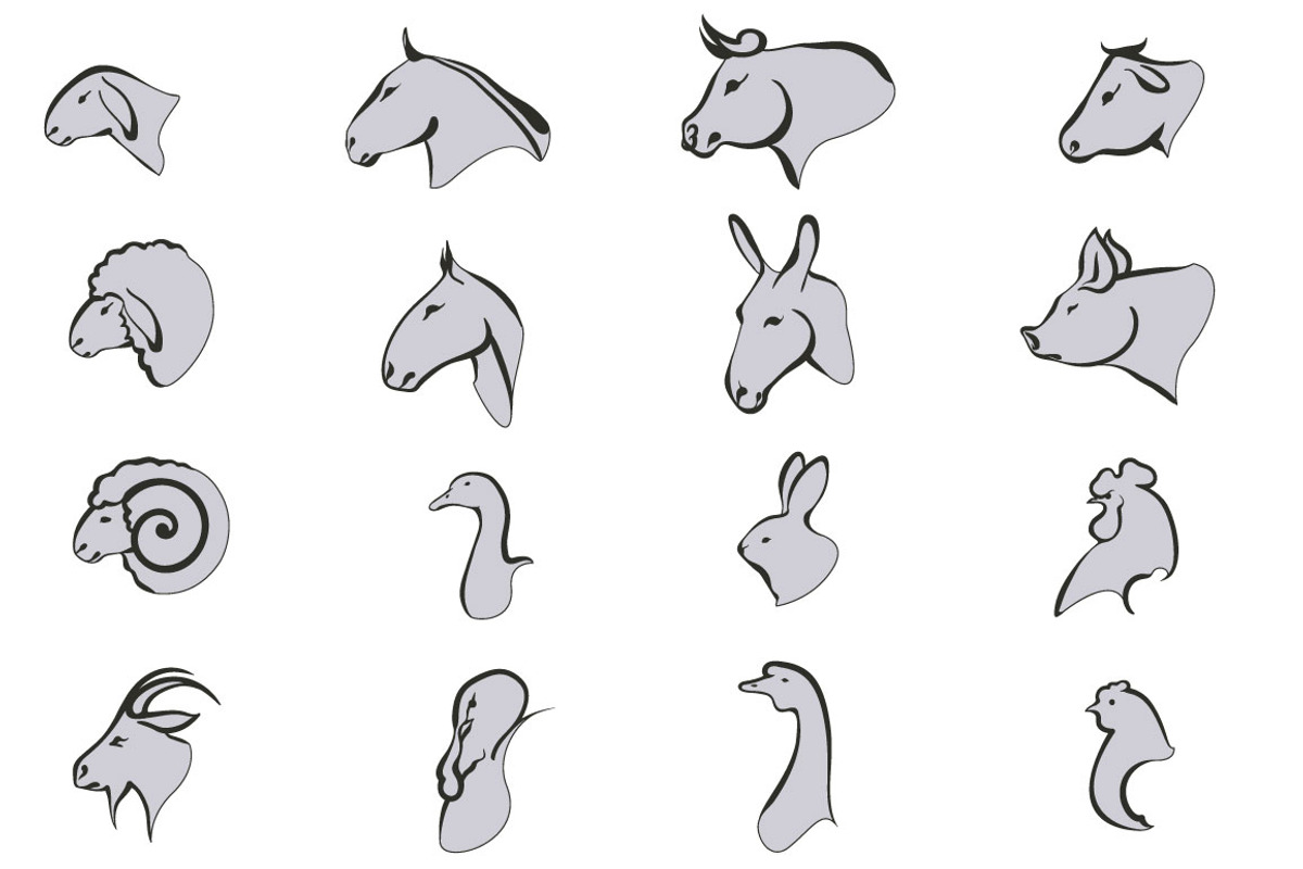 Farm animals, an Object Graphic by ArtOwl (Photo 6 of 8)