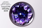 Purple Celestial Crystal Bowls, an Object Graphic by Sapphire X Designs (Thumbnail 1 of 3)