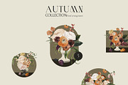 AUTUMN FLORA watercolor floral fall, a Seasonal Illustration by Lana Elanor (Thumbnail 3 of 11)