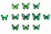 St Patricks Day Butterfly Clipart, an Illustration by Designworld (Thumbnail 6 of 6)