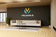 PSD Minimalist Lounge Wall Mockup, a Product Mockup by Ayy (Thumbnail 8 of 15)