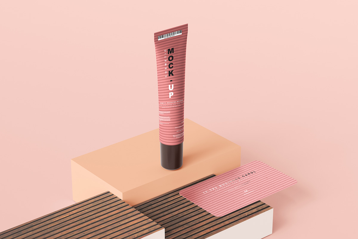 250+ Cosmetic Branding Mockup Bundle, a Cups & Container Mockup by pmvch (Photo 95 of 273)