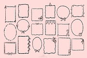 Christmas Frames & Borders line art, a Decorative Illustration by Blumensdiary (Thumbnail 4 of 6)