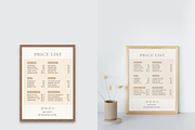 Editable Cafe Price List Template, a Flyer Template by NoheaDesignShop (Thumbnail 5 of 10)