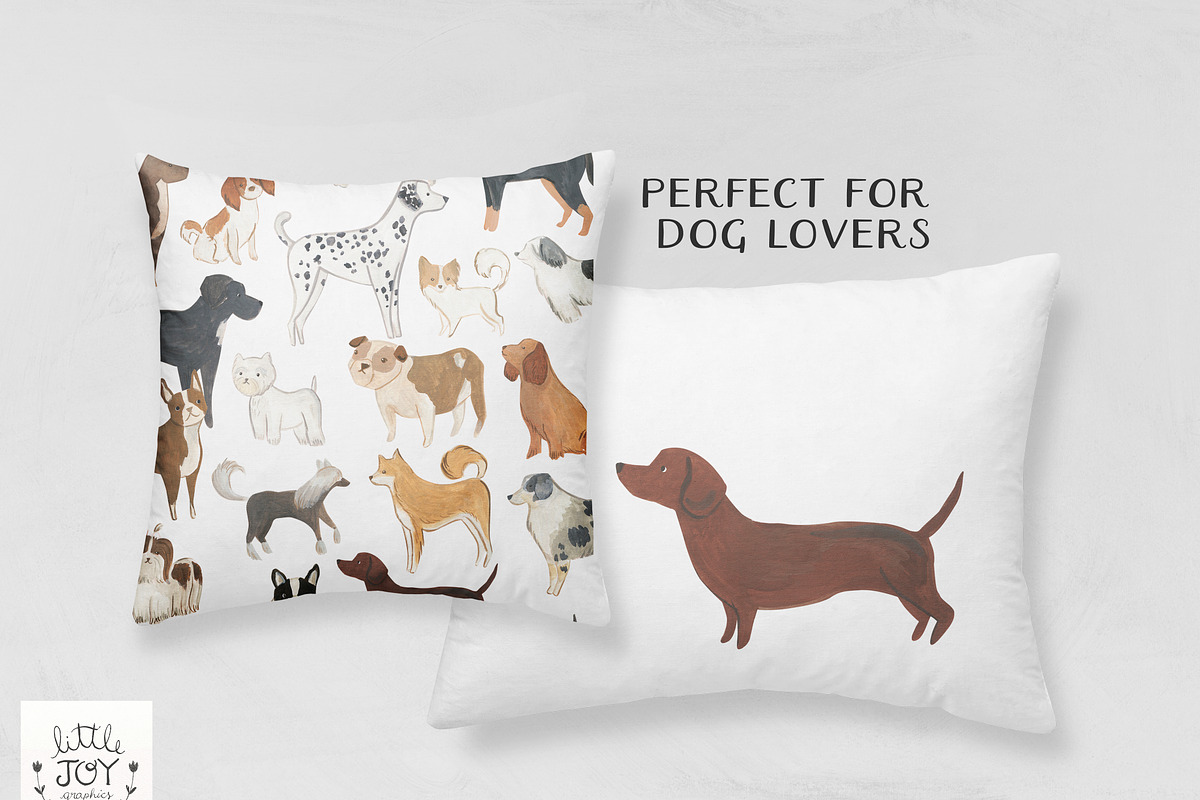 47 Hand Painted Dogs, an Animal Illustration by Flora+Bear (Photo 6 of 6)
