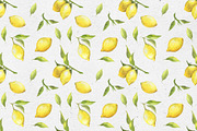 Lovely Lemons. Watercolor collection, a Decorative Illustration by Maria's little shop (Thumbnail 6 of 10)