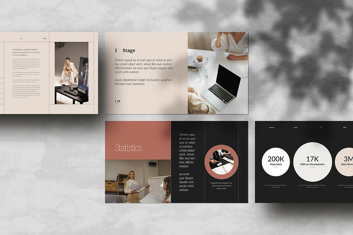 Welcome Media Kit PowerPoint, a Presentation Template by White Graphic (Photo 5 of 7)