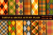 Tartan and Argyle Autumn  Plaid, a Pattern Graphic by Vectorchoice (Thumbnail 1 of 6)