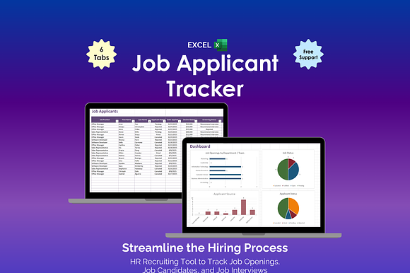 Job Applicant Tracker - Excel preview 7