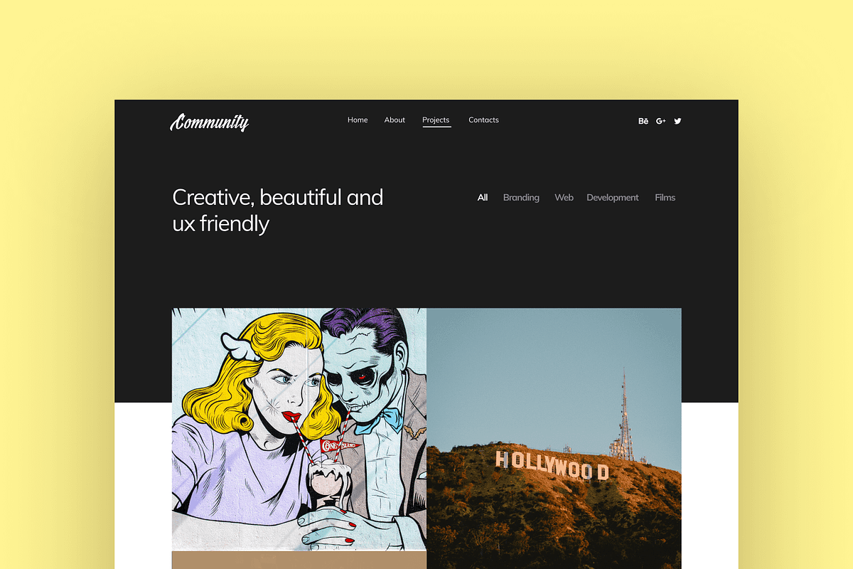 Community HTML Template, a Templates & Theme by Craftwork
