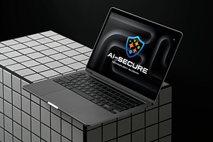 AI-Secure Intelligent Protection Log, a Branding & Logo Template by Design_Planet