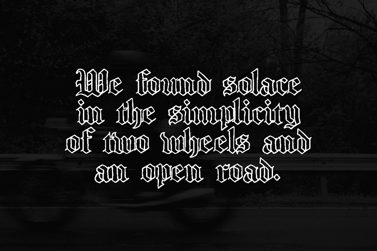 Relics - A New Age Blackletter, a Blackletter Font by Midnight Grim (Photo 3 of 6)