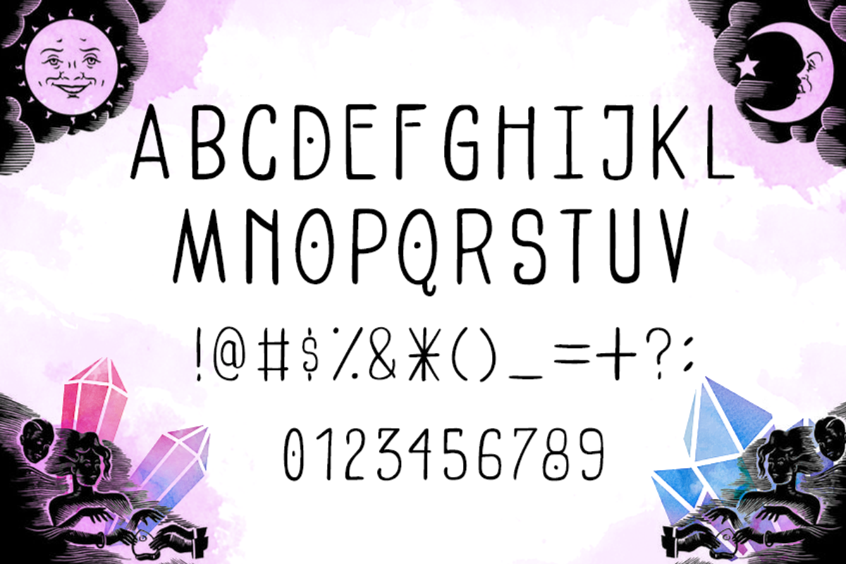 Witch Baby Font, a Font by sarahtypes (Photo 1 of 3)