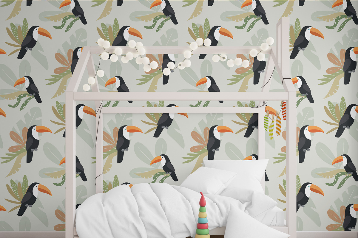 Cartoon Animals Seamless Patterns, a Pattern Graphic by Kotulska (Photo 6 of 8)