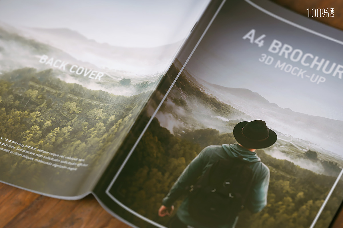 A4 Magazine | Brochure Mock-up, a Books & Magazine Mockup by WebAndCat (Photo 30 of 32)