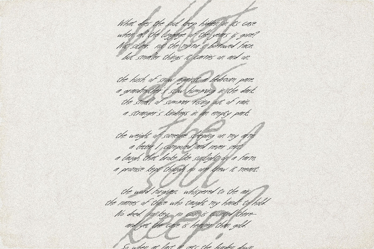 Poems of the Soul - Romantic Font, a Handwritten Font by AndrewPixelType (Photo 2 of 13)