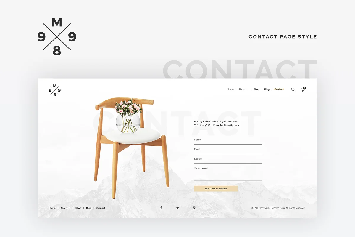 M989 Website Template Design UI Kit, an App Template by Capi Product (Photo 17 of 18)