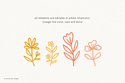 100 Hand Drawn Botanical Graphics, a Texture Illustration by Minna May Design (Thumbnail 6 of 10)