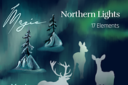 Northern Lights, a Background Graphic by NikiArts (Thumbnail 3 of 12)