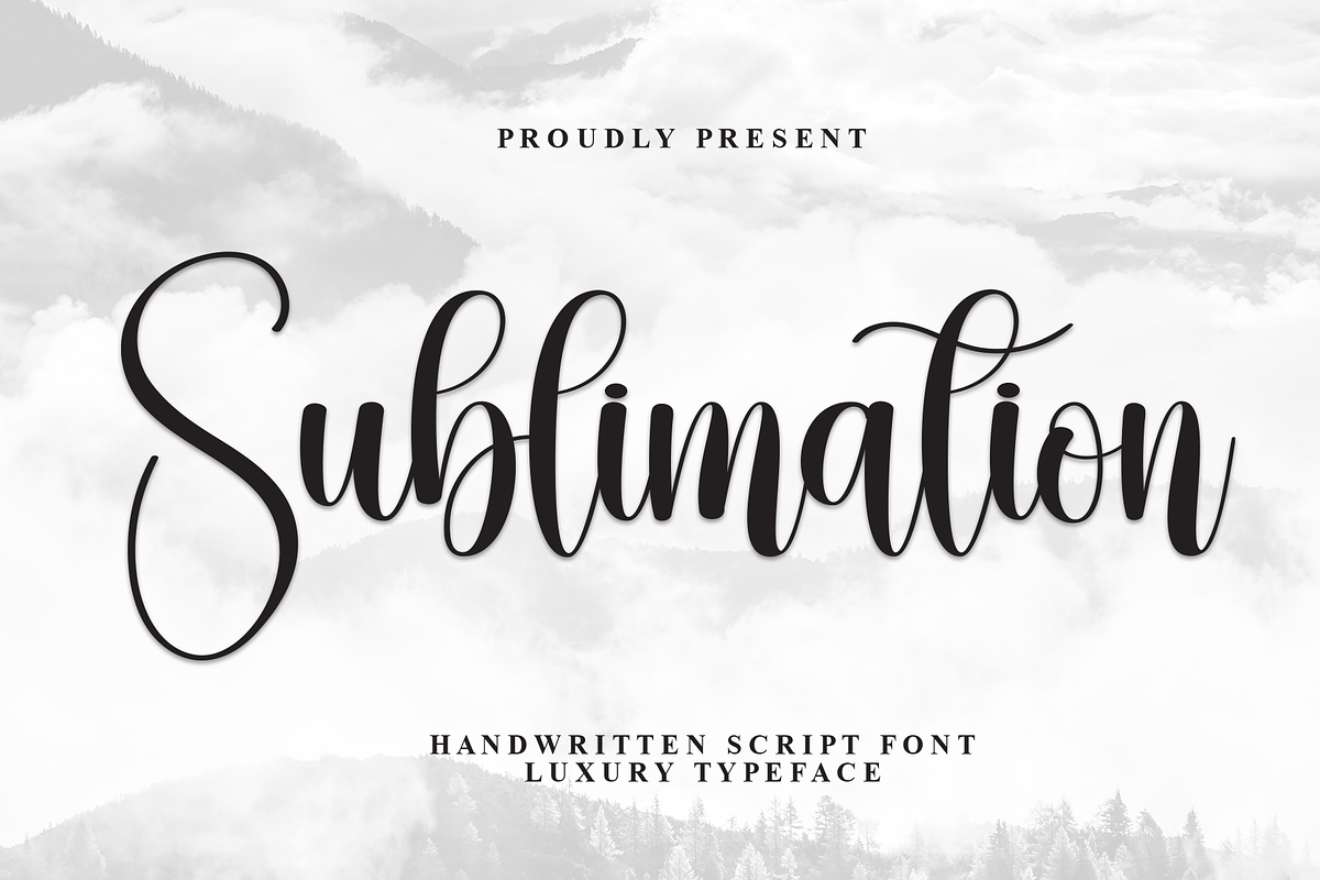 Sublimation | Script Font, a Handwritten Font by Scratchones (Photo 1 of 8)