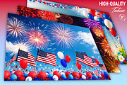 Patriotic Celebrations Wallpaper, a Background Graphic by Forhadx5 (Thumbnail 2 of 9)