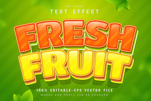 Font Text Effect 3d Editable Vol 1