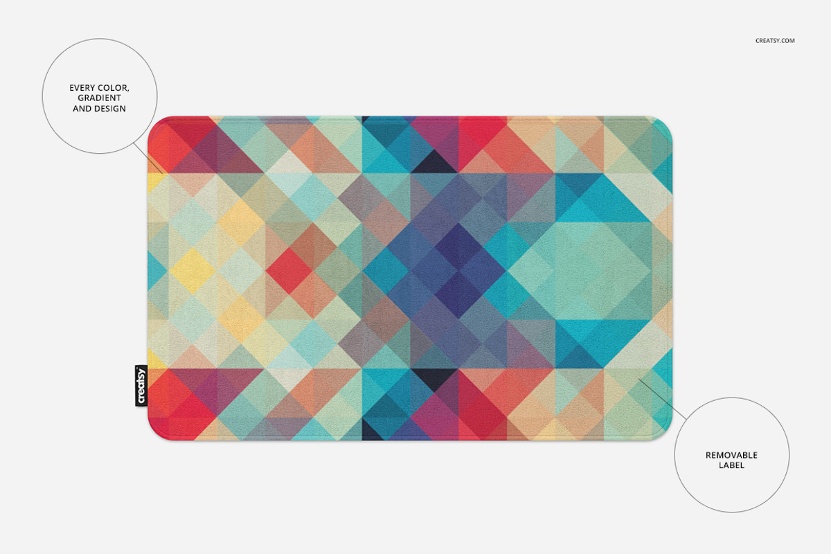 Round Corners Rug Mockup Set, a Product Mockup by Creatsy (Photo 4 of 7)