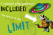 Alien siege hand drawn display font, a Font by C7 Studio (Thumbnail 2 of 2)