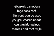 Glagxo - Modern Sans Logo Font, a Sans Serif Font by Iqsiart Studio (Thumbnail 2 of 7)