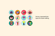 Set of Singaporean Cultural Icons, a Graphic by Goodputty (Thumbnail 2 of 3)