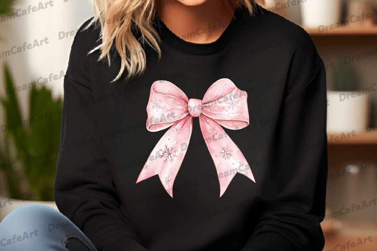 Christmas Bow Sublimation Bundle, an Illustration by DreamCafeArt (Photo 5 of 7)