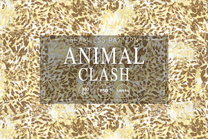 Animal Clash - Seamless Patterns