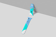 iWatch Rubber Strap Mockups, a Product Mockup by GfxFoundry (Thumbnail 5 of 6)