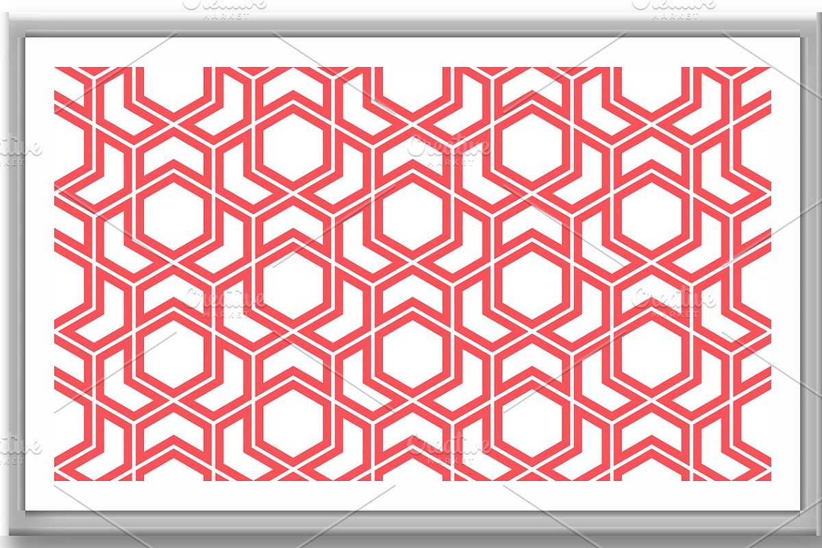 Abstract geometric pattern. A, a Decorative Illustration by RODINA (Photo 3 of 3)
