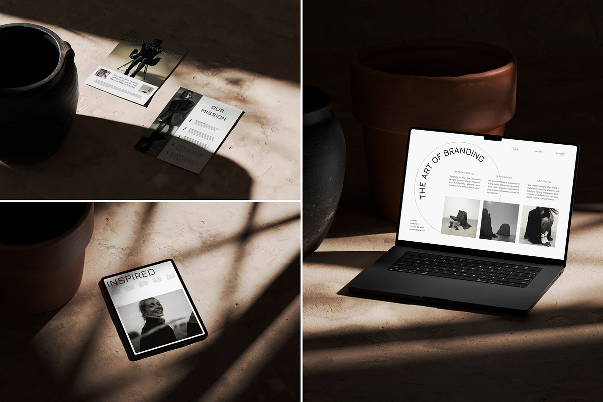 Nora Branding Mockup Collection, a Mac Mockup by Mockup Line (Photo 6 of 10)