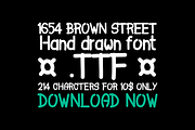 1654 Brown Street - Fonts, a Slab Serif Font by David is Creative (Thumbnail 3 of 5)