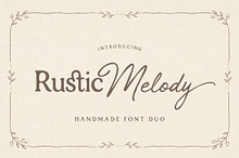 Rustic Melody - Handmade Font Duo